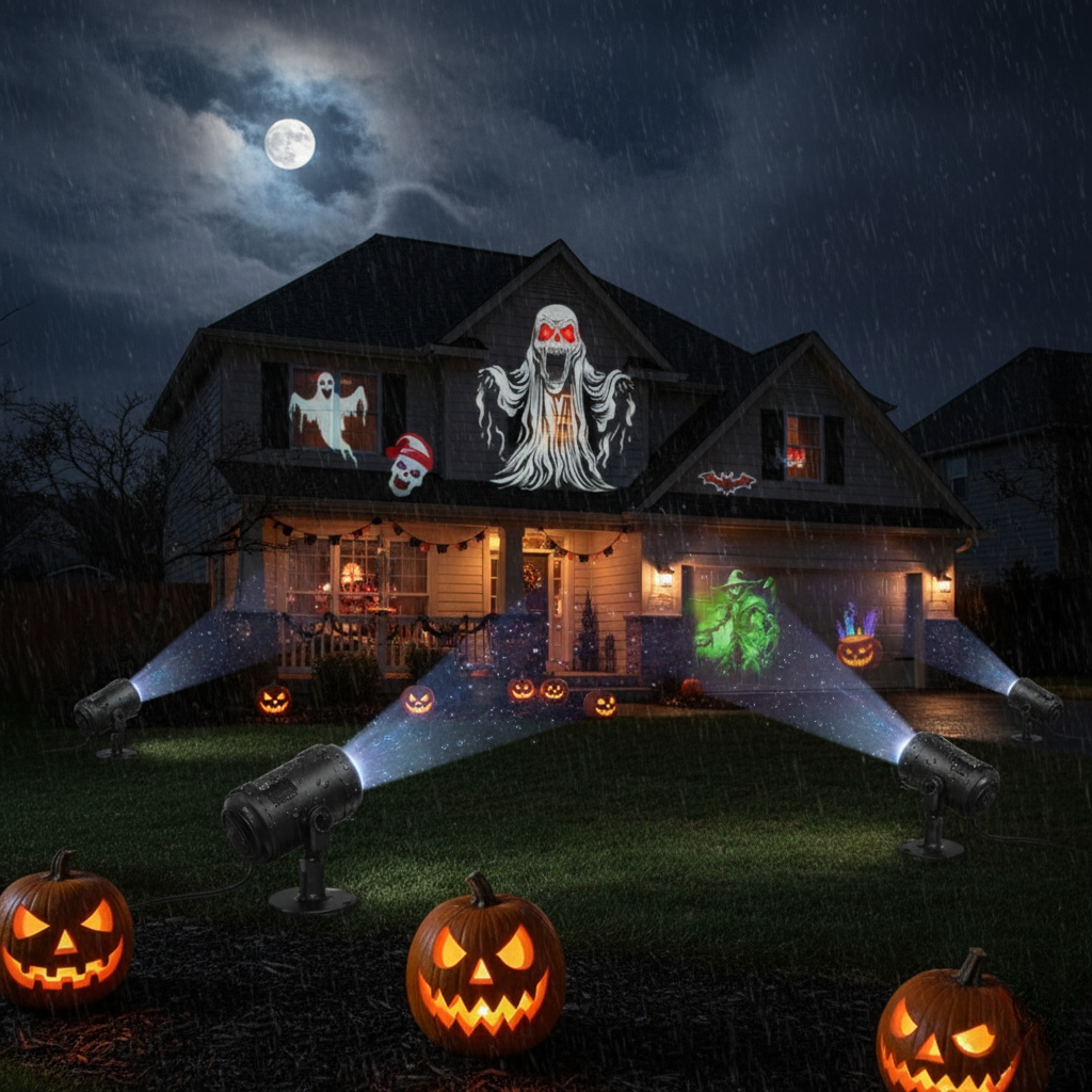 best Halloween Outdoor Projector Lights (Waterproof)